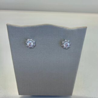 Brinco Hepta Cravejado com Zircônias de Prata 925