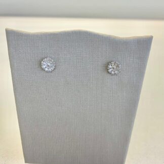 Brinco Mini Girassol de Prata 925