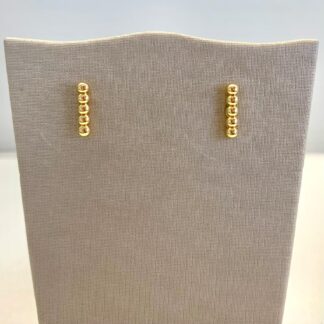 Brinco Esferas Banhado a Ouro 18k