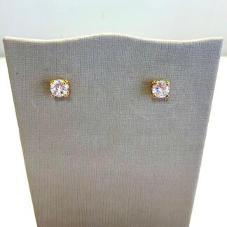 Brinco Ponto De Luz Banhado a Ouro 18k