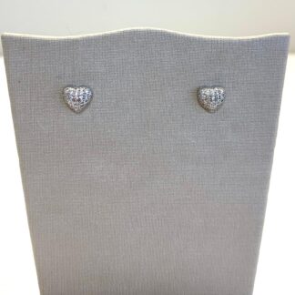 Brinco Coração Prata 925