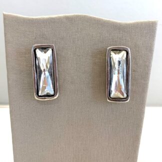 Brinco Cristal de Quartzo de Zamac