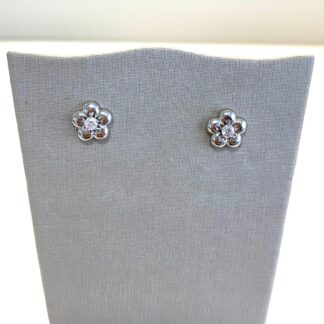 Brinco Flor Lisa G Prata 925