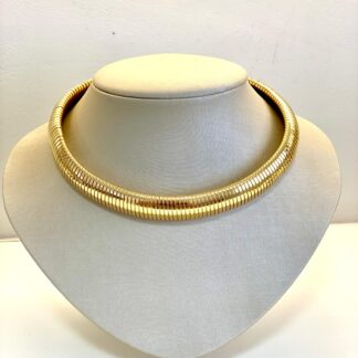 Colar Snake G Banhado Ouro 18k