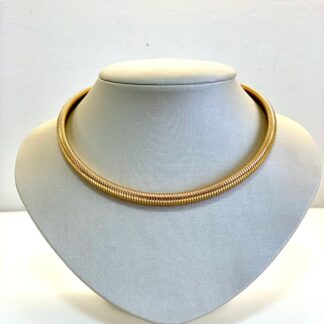 Colar Snake Fino Banhado Ouro 18k