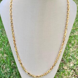 Colar Elos Banhado a Ouro 18k