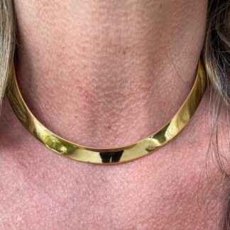 Aro Maxi Banhado Ouro 18k