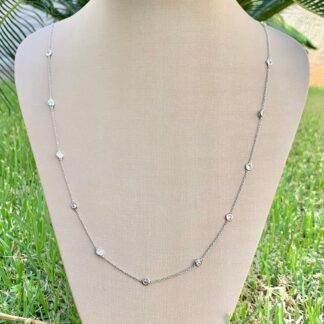 Colar Tiffany Inspired Prata 925