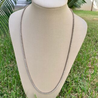 Colar Riviera 60cm de Prata 925