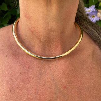 Aro Tubo Banhado Ouro 18k