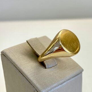 Anel Dedinho Banhado Ouro 18k