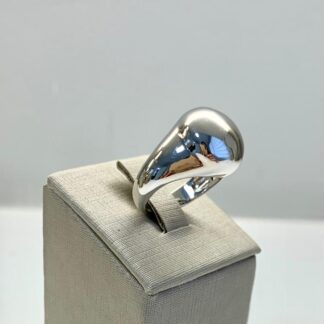 Anel Dedinho Liso Prata 925