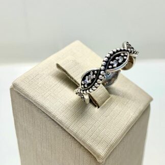 Anel Canoa Prata Envelhecida 925