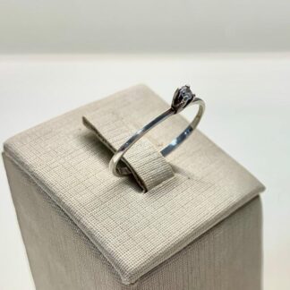 Anel Solitário em Prata 925