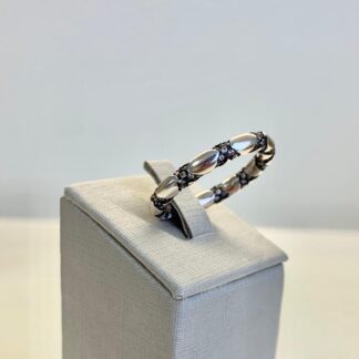 Aliança de Prata com Banho Rose