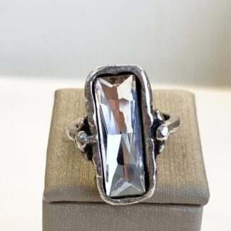 Anel Retangular Zamac