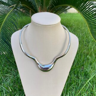 Aro Orgânico Ródio Branco