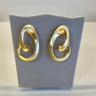 Brinco Torcido Banhado a Ouro 18k