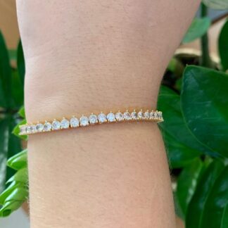 Pulseira Riviera Banhada a Ouro 18k