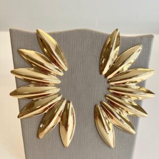 Brinco Raios Banhado a Ouro 18k