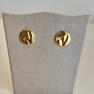 Brinco Chapado Organic Banhado a Ouro18k