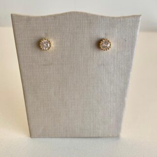 Ponto de Luz Riscado Banhado a Ouro18k