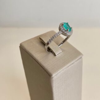 Anel Turmalina Fusion em Prata 925