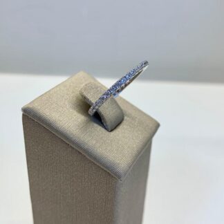 Aliança Zircônias Brancas Prata 925