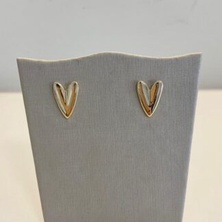 Brinco Coração Banhado a Ouro18k