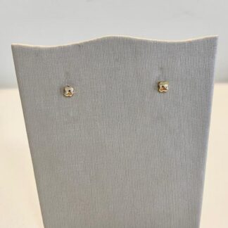 Brinco Trevo P Liso Banhado a Ouro18k