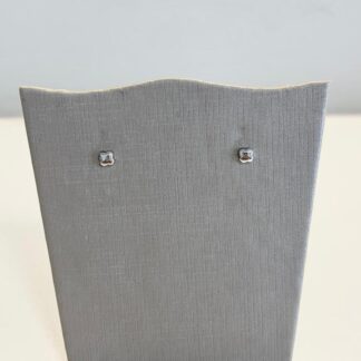 Brinco Trevo P Liso em Ródio