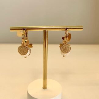 Brinco Argola Patuás Banhado Ouro18k