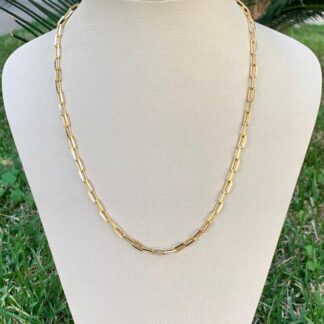 Colar Elos Banhado a Ouro18k