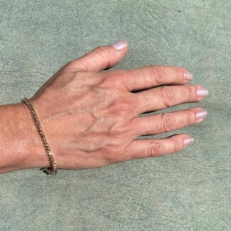 Pulseira Riviera com Zircônia Chocolate em Ródio Branco