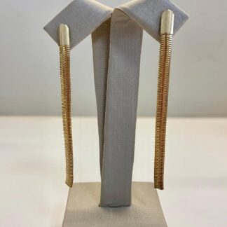 Brinco Rabo de Rato Fino Banhado a Ouro18k