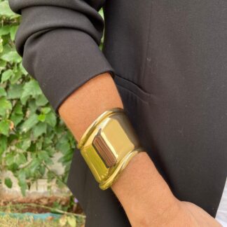 Bracelete Liso Banhado a Ouro18k