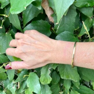 Bracelete Liso Banhado a Ouro18k