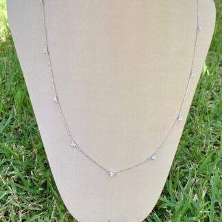 Colar 9 Cachos de Uva em Prata 925