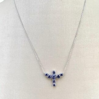 Colar Espírito Santo Tanzanita em Prata 925