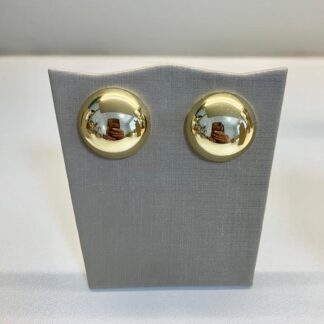 Brinco Esfera M Banhado a Ouro18k