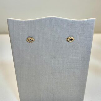 Brinco Mini Nó Banhado a Ouro18k