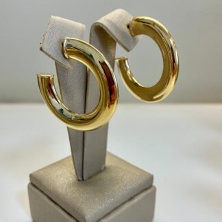 Brinco Argola Chapada Banhada a Ouro18k