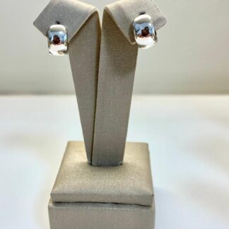 Brinco Argola Lisa P em Ródio Branco