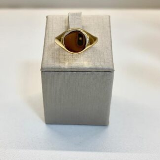 Anel Liso Dedinho Banhado a Ouro18k