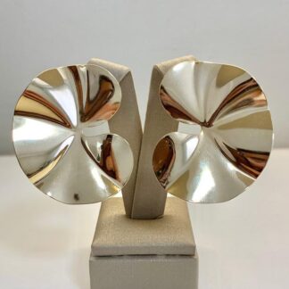 Brinco Orgânico G Banhado a Ouro Banhado18k