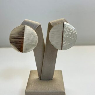 Brinco Circulo Estilizado Banhado a Ouro18k