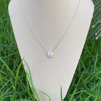 Colar Redondo com Zircônias Brancas em Prata 925