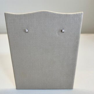 Brinco Moissanite 2mm em Prata 925