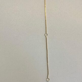 Extensor em Prata 925 com Banho de Ouro18k.