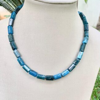 Colar Apatita Banhado a Ouro 18K